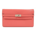 Hermès Kelly Long · Chèvre · Rose Lipstick
