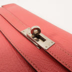 Hermès Kelly Long · Chèvre · Rose Lipstick