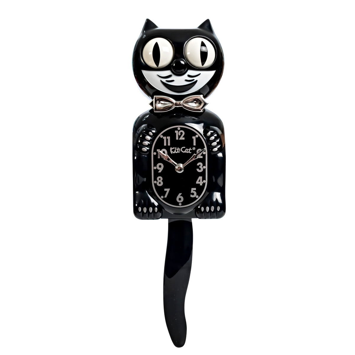Retro Black Kitchen Edition Kit-Cat Klock