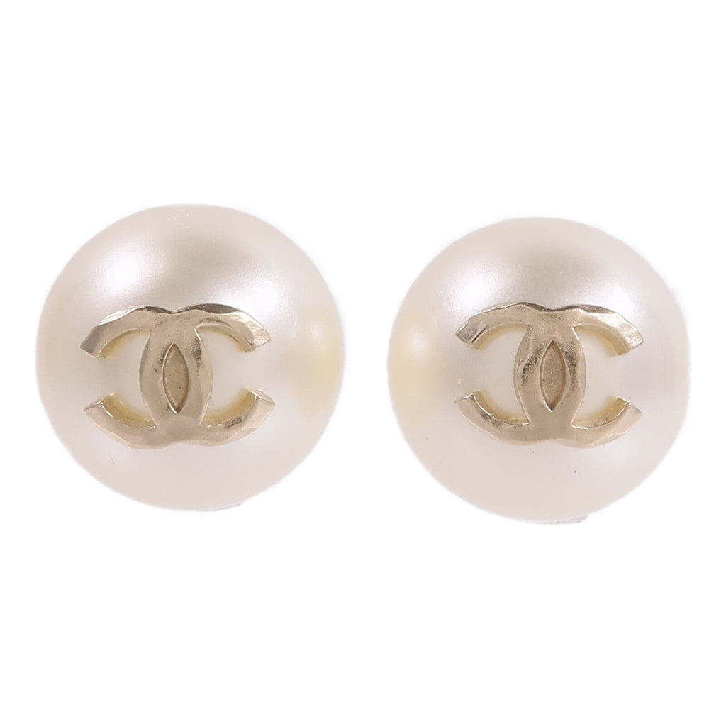 Chanel CC Earrings · Two-Tone