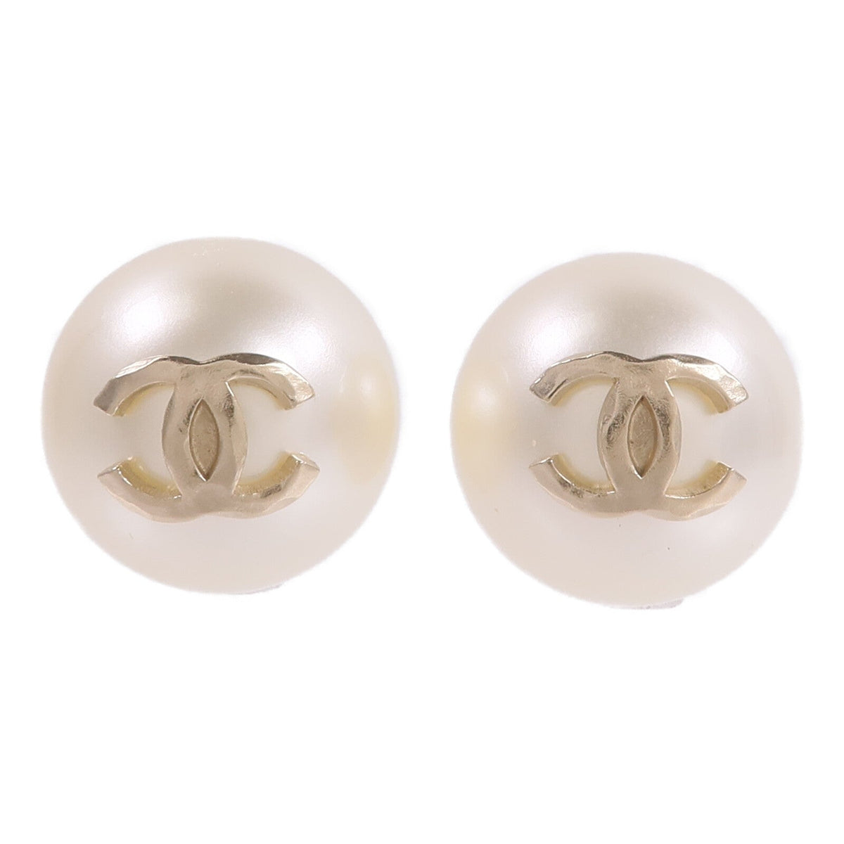 Chanel CC Earrings · Two-Tone