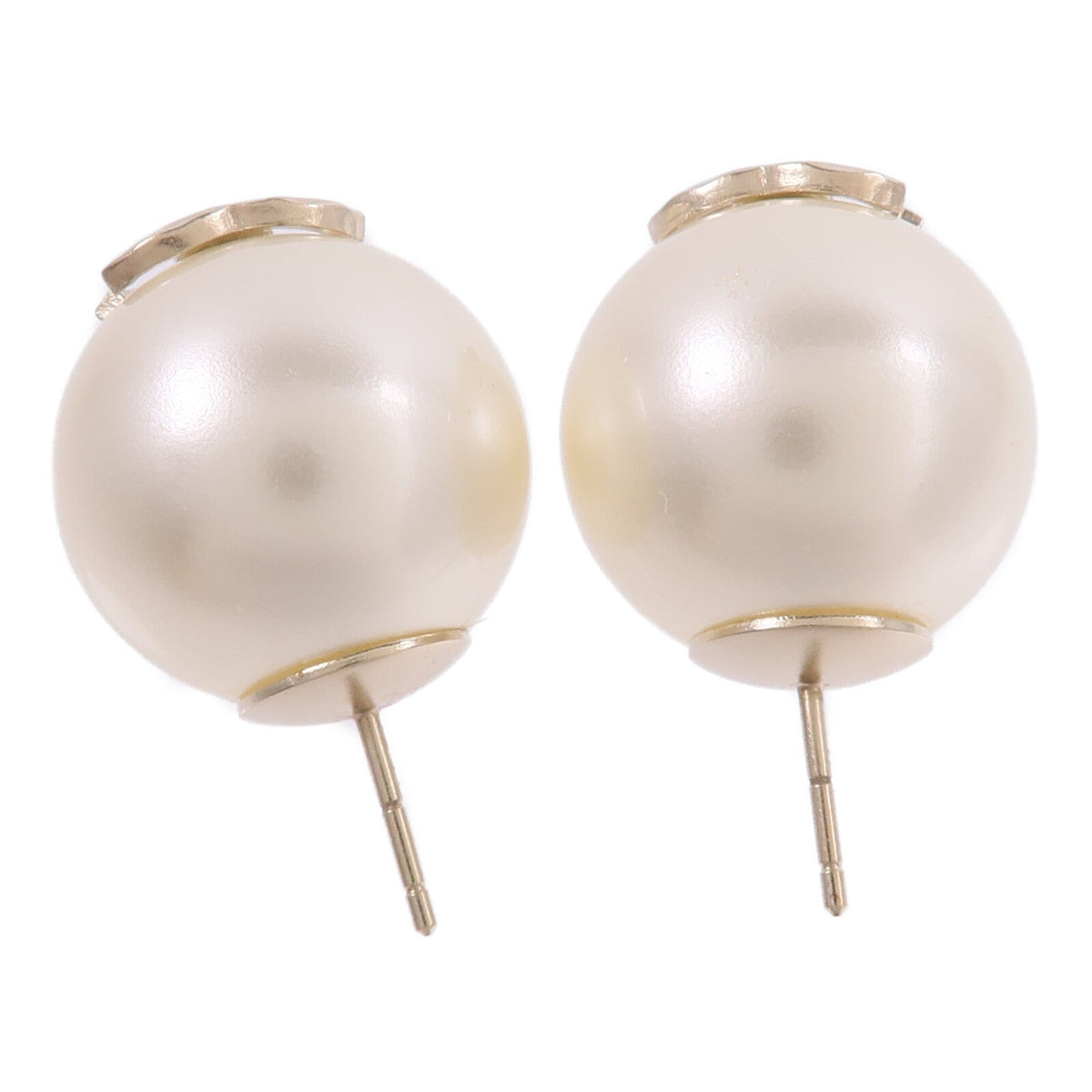 Chanel CC Earrings · Two-Tone
