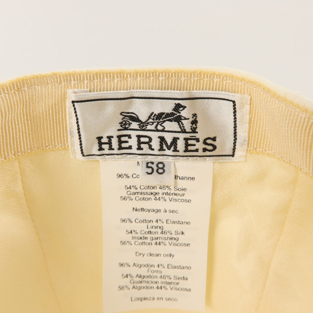 Hermès Davis Emile Cap · Silk Cotton