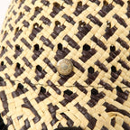 Hermès Tanzania Cap · Straw & Lambskin