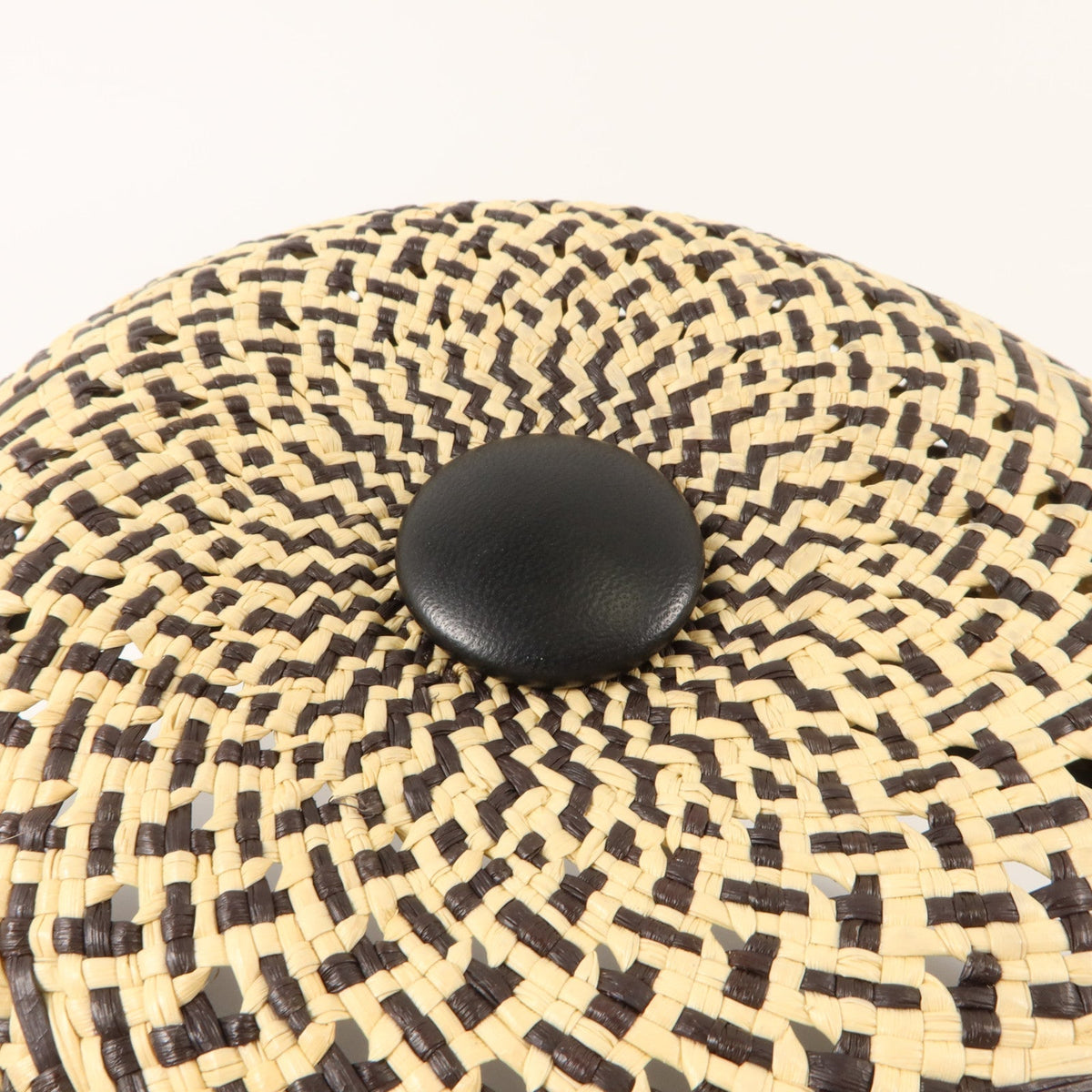 Hermès Tanzania Cap · Straw & Lambskin