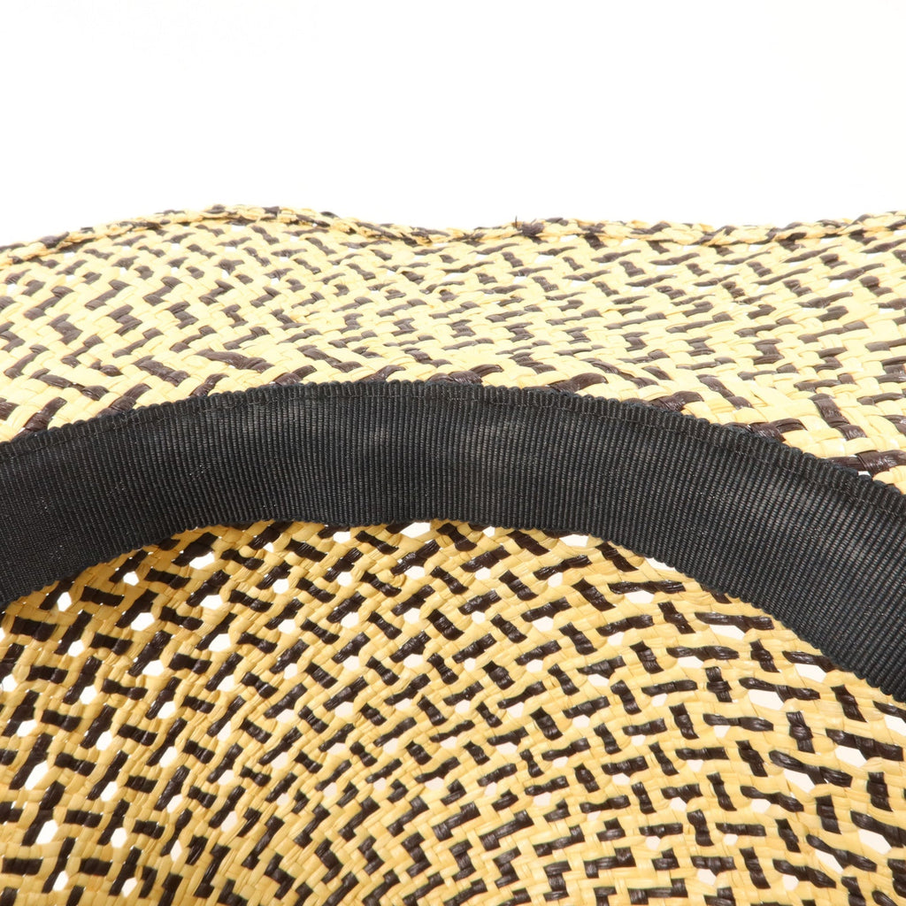 Hermès Tanzania Cap · Straw & Lambskin