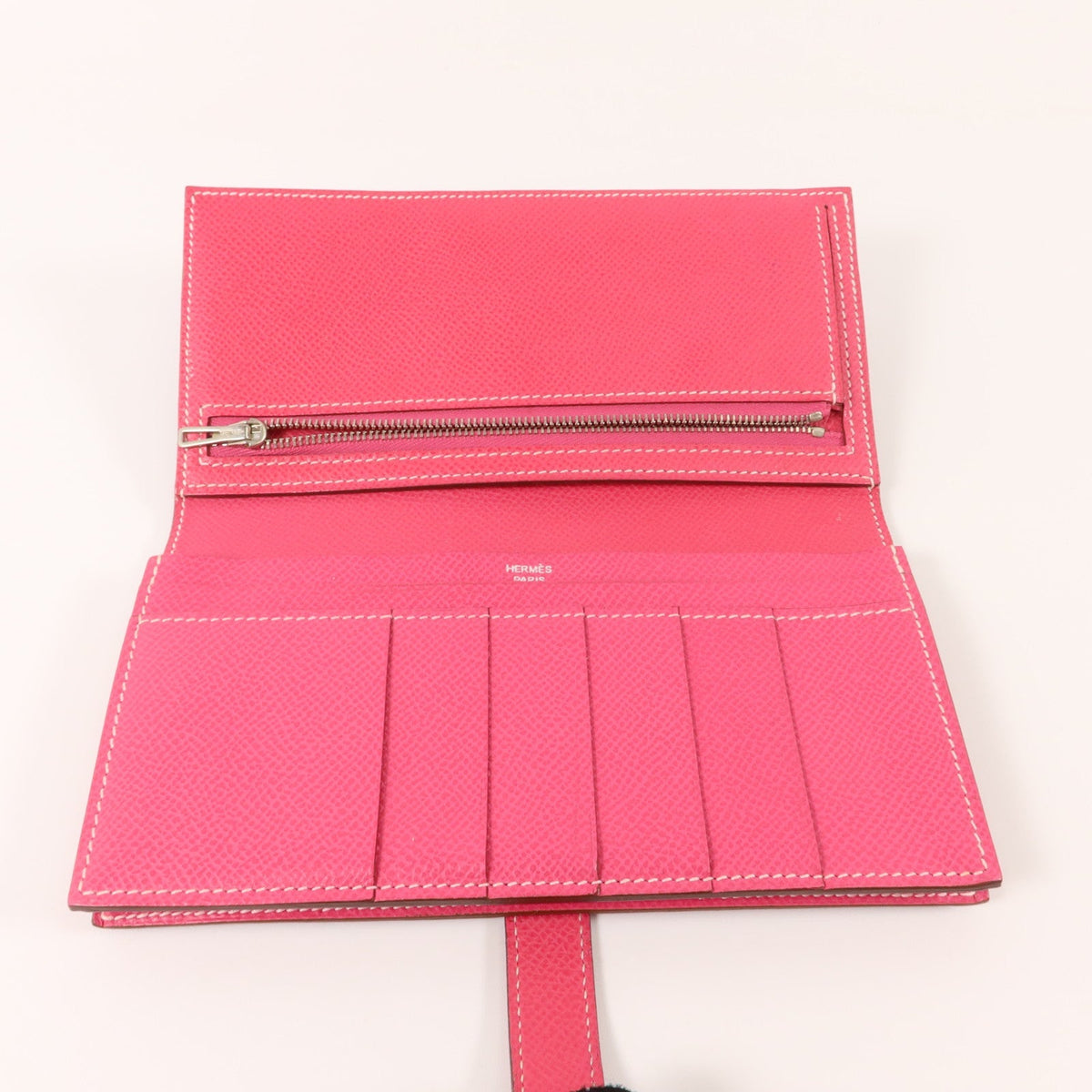 Hermès Bearn · Epsom · Tosca Rose Tyrien