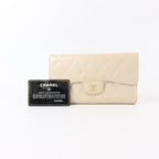 Chanel CC · Calfskin Trifold Wallet