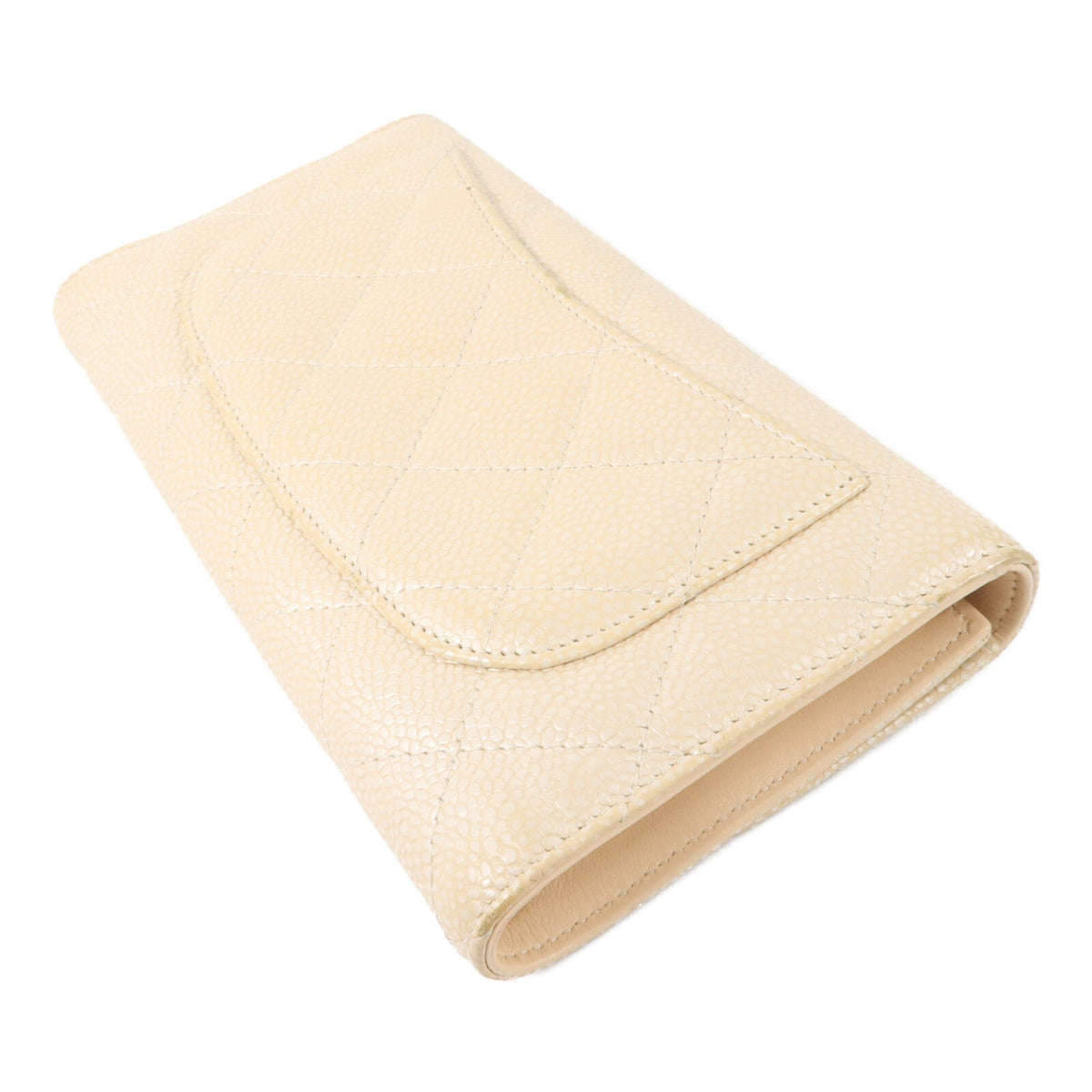 Chanel CC · Calfskin Trifold Wallet