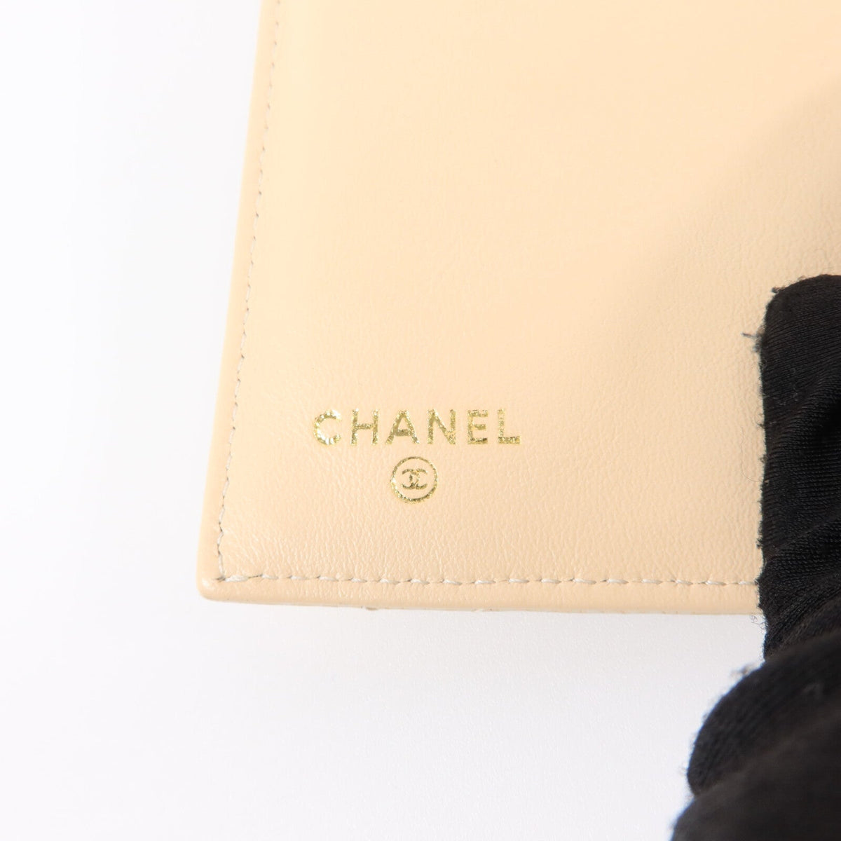 Chanel CC · Calfskin Trifold Wallet