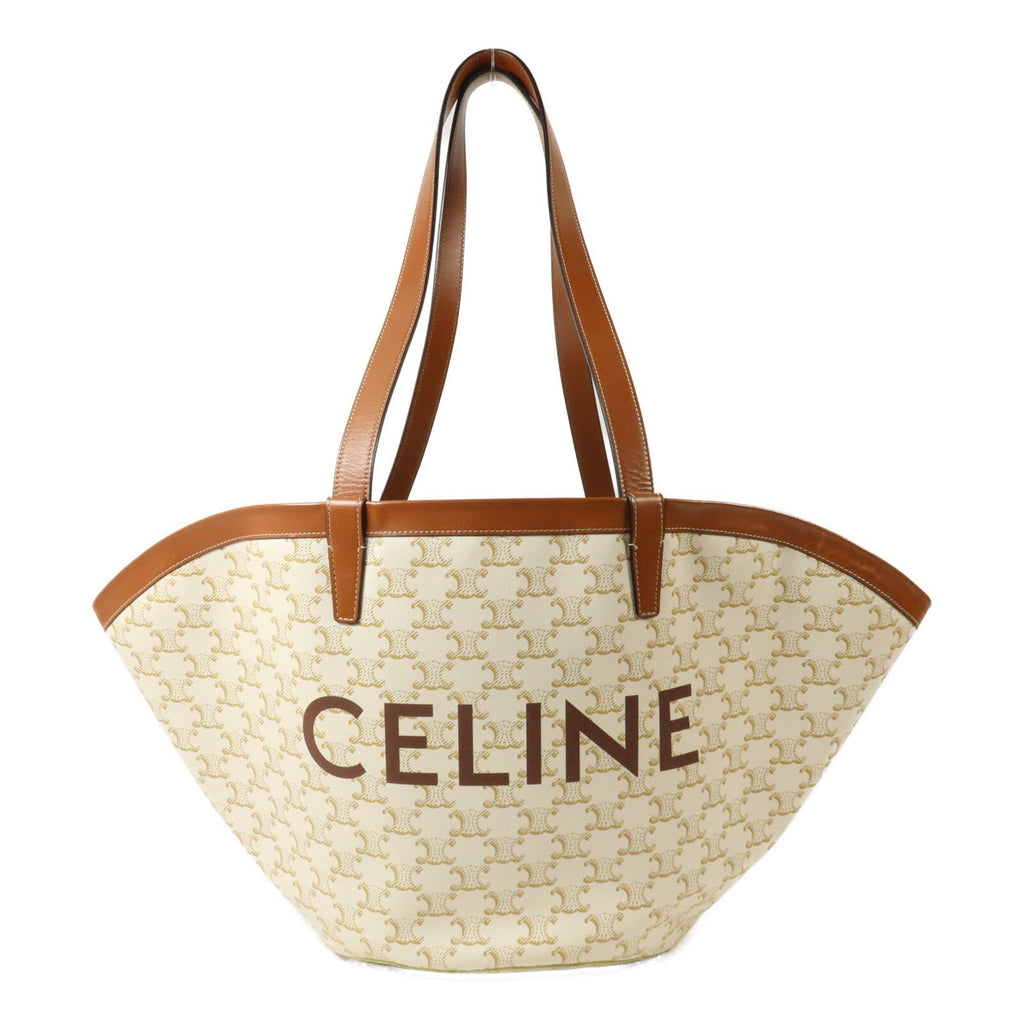 CELINE Triomphe Cuffin · Calfskin Canvas