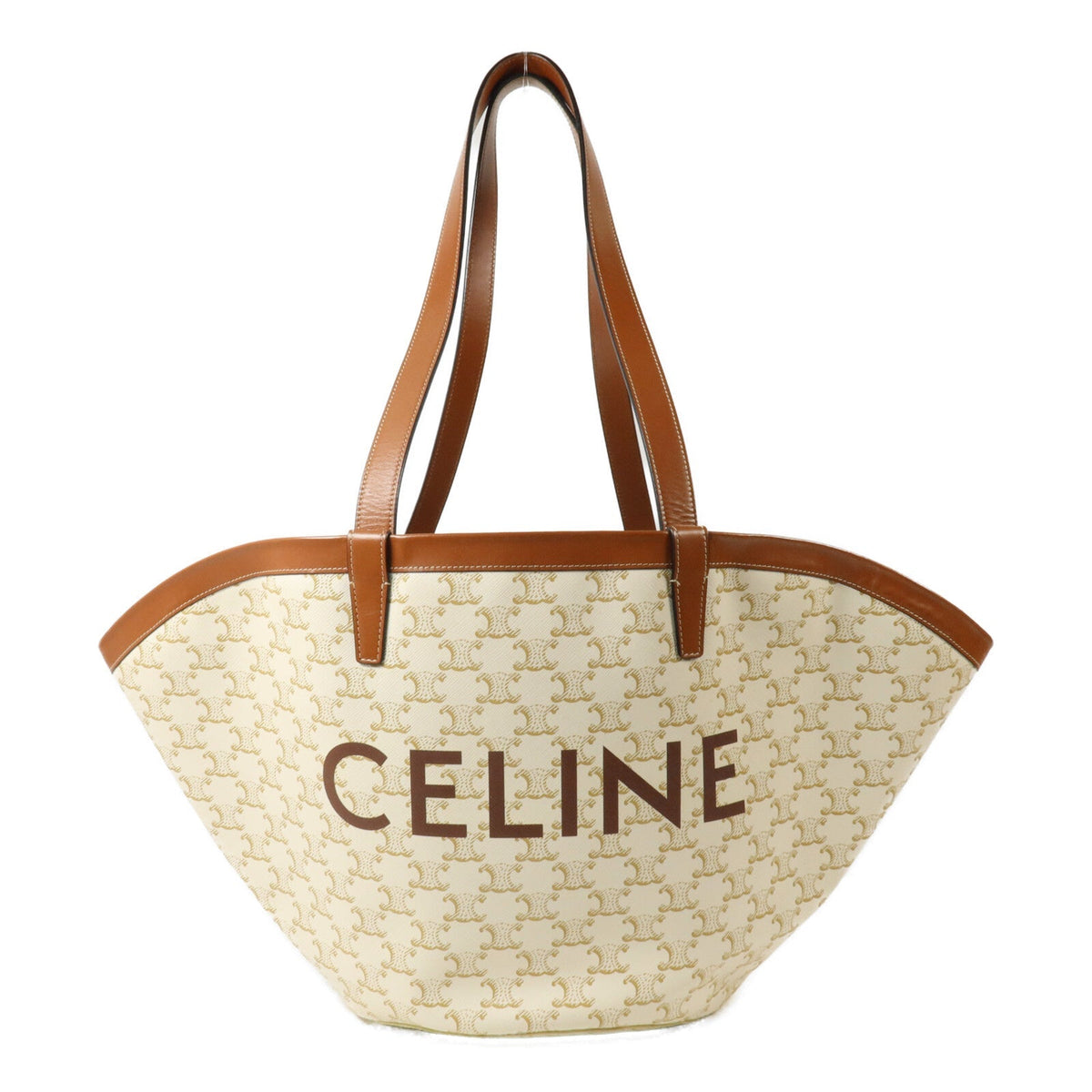 CELINE Triomphe Cuffin · Calfskin Canvas