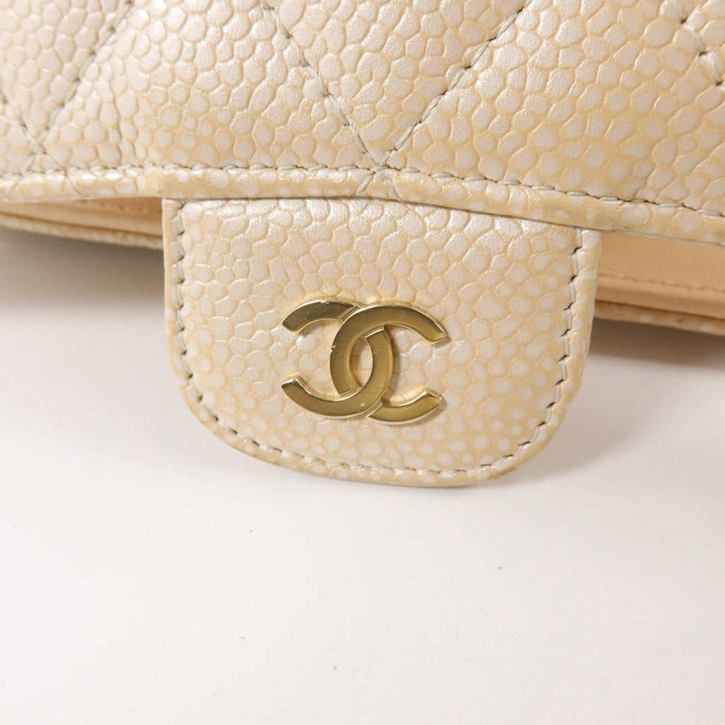 Chanel CC · Calfskin Trifold Wallet
