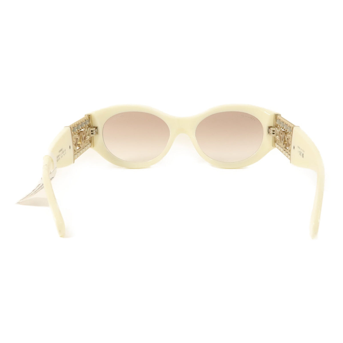 Chanel CC Oval Sunglasses · Gold Hardware