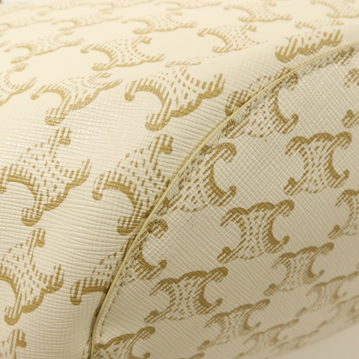 CELINE Triomphe Cuffin · Calfskin Canvas