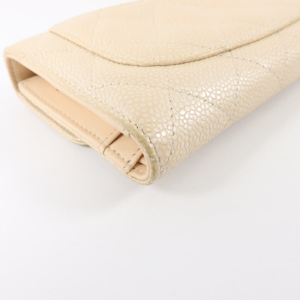 Chanel CC · Calfskin Trifold Wallet