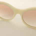 Chanel CC Oval Sunglasses · Gold Hardware