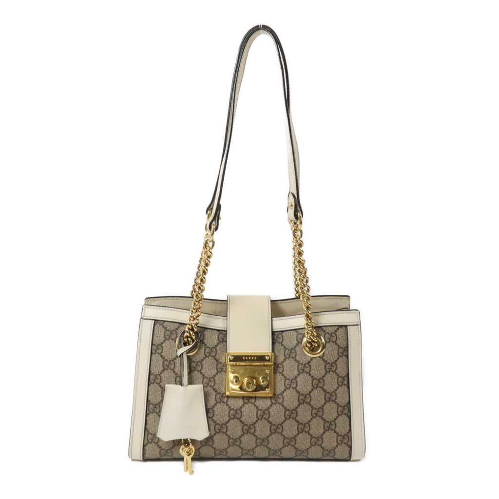 Gucci Padlock · GG Canvas · Chain Shoulder