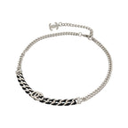 CHANEL CC Necklace · Lambskin · Metal