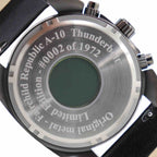 A-10 Thunderbolt Tribute - Gunmetal Finish, Leather Band