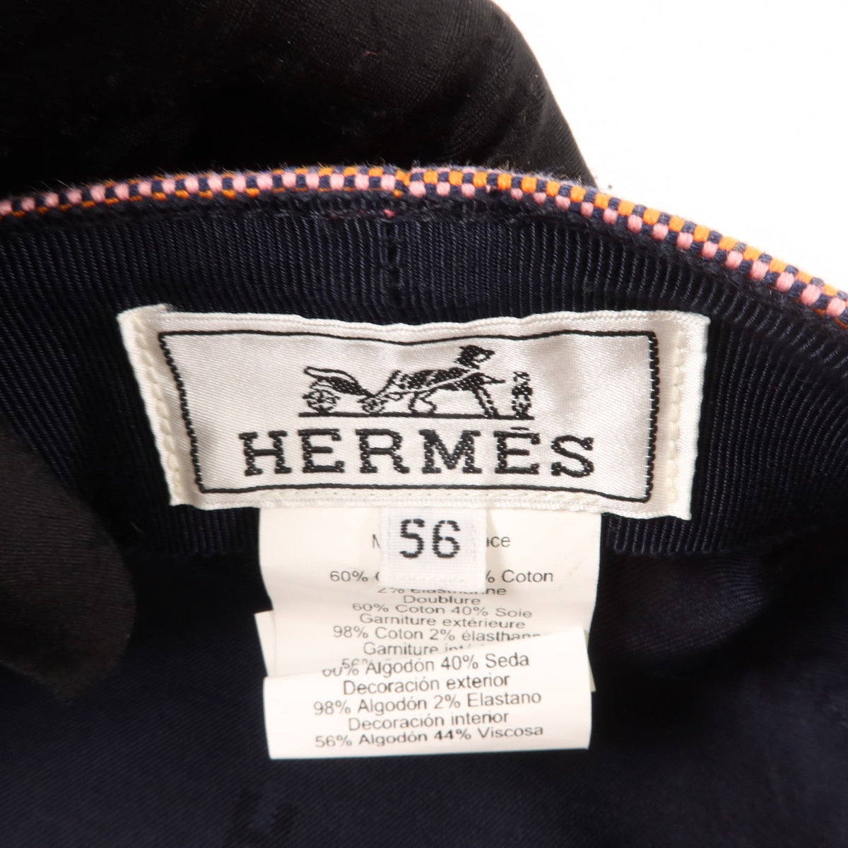 Hermès Cavale Pop Cap · Chanvre Cotton