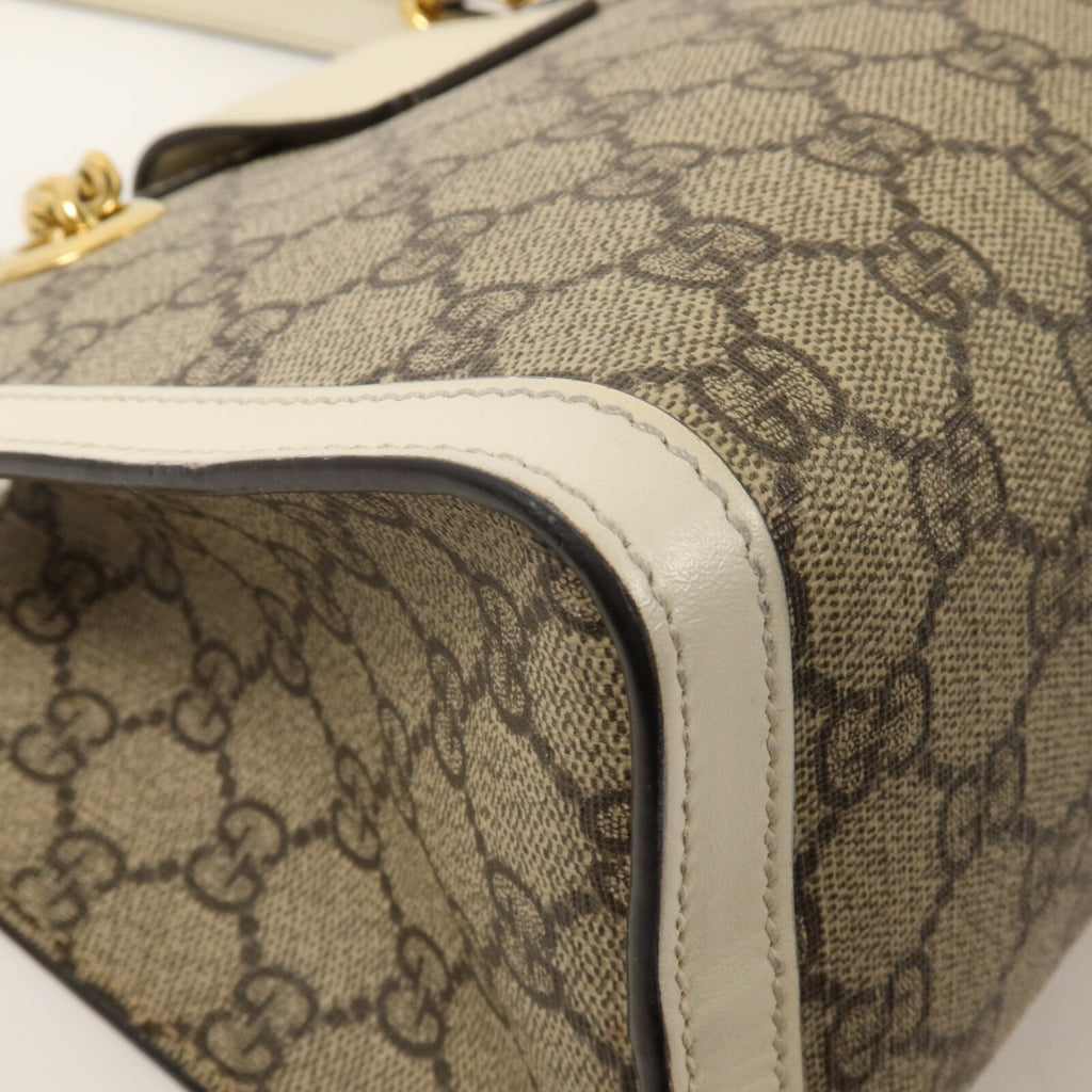 Gucci Padlock · GG Canvas · Chain Shoulder