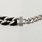 CHANEL CC Necklace · Lambskin · Metal