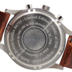 R6753 - Our Spitfire R6753 Tribute - Stainless Steel, Brush Finish, Brown Leather Band