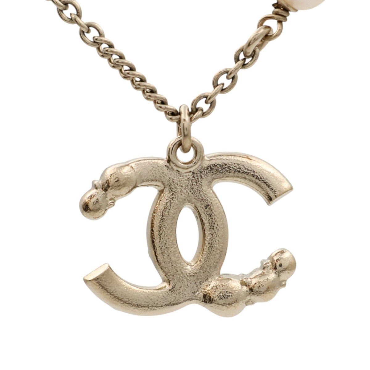 Chanel CC Necklace · PVC · Gold Accent