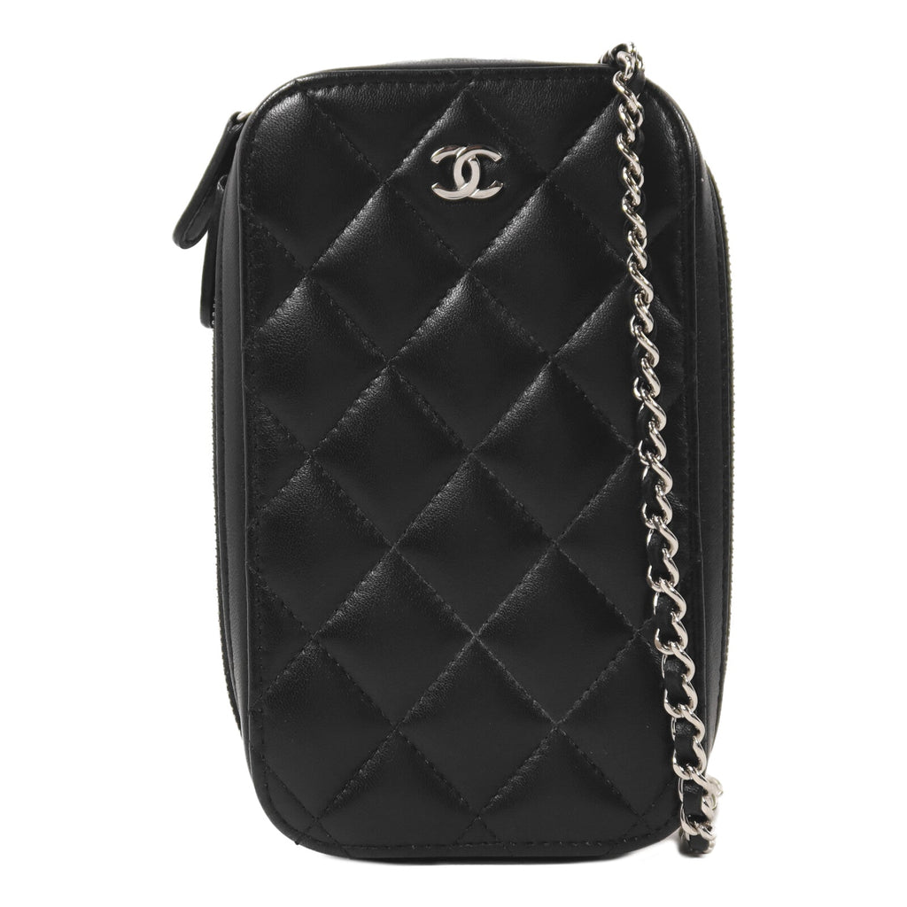 Chanel CC Phone Bag · Calfskin · Chain Strap