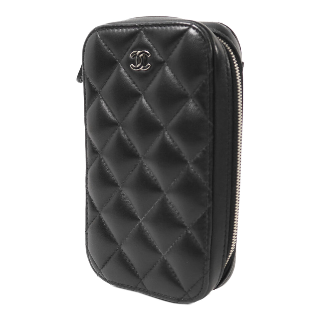 Chanel CC Phone Bag · Calfskin · Chain Strap