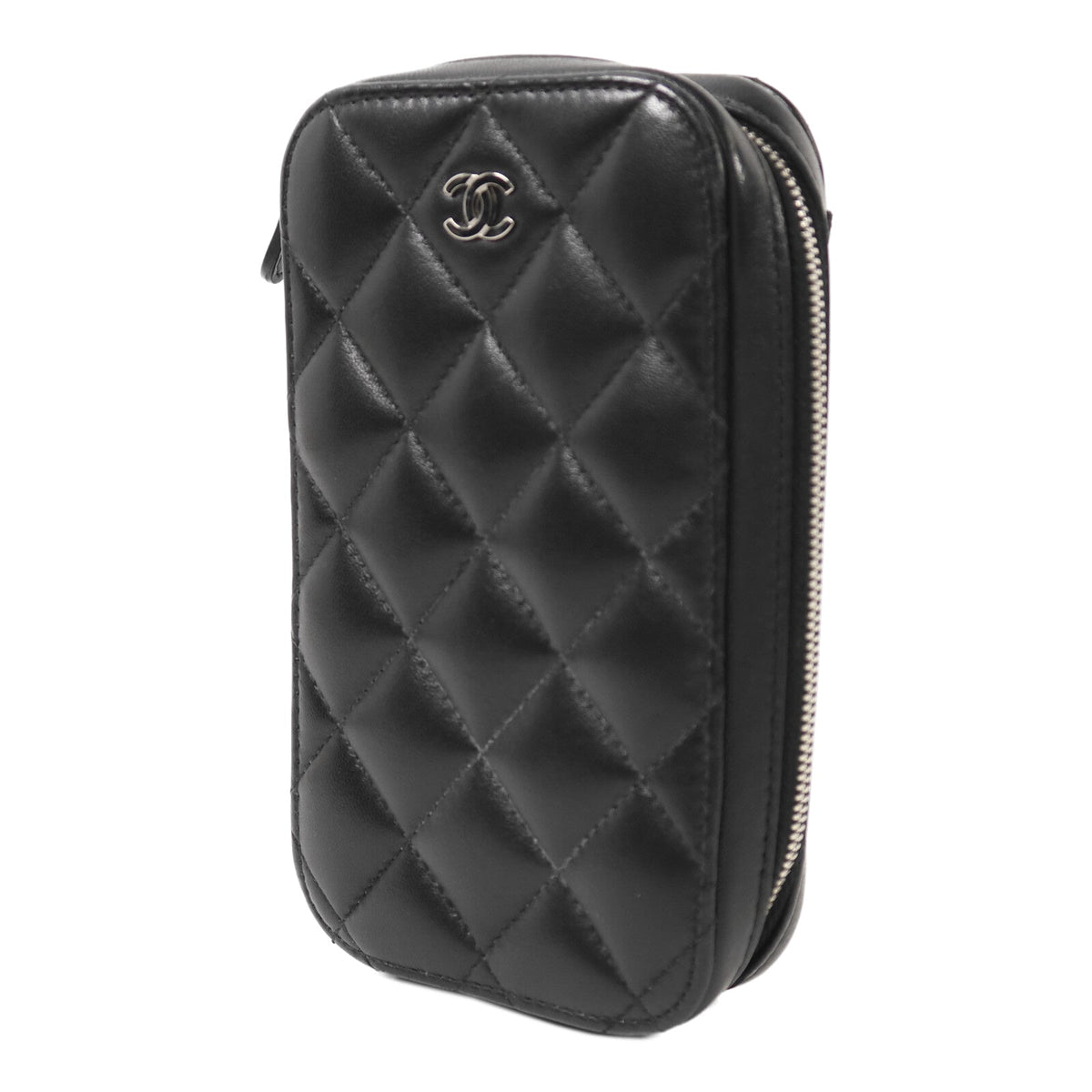 Chanel CC Phone Bag · Calfskin · Chain Strap