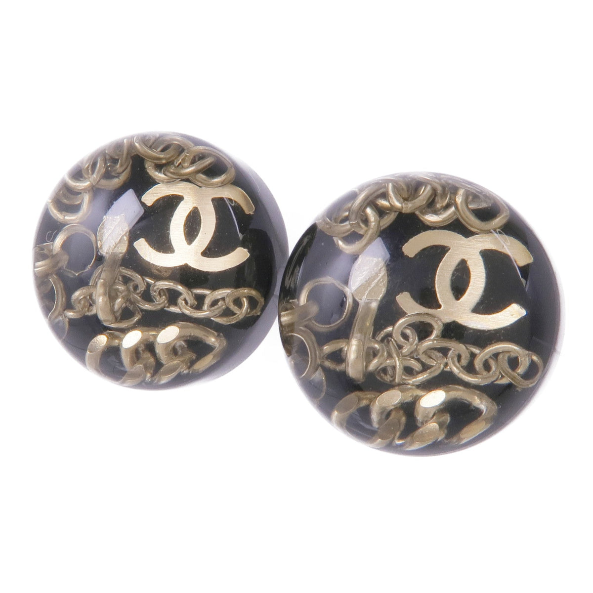 Chanel CC · Resin Earrings