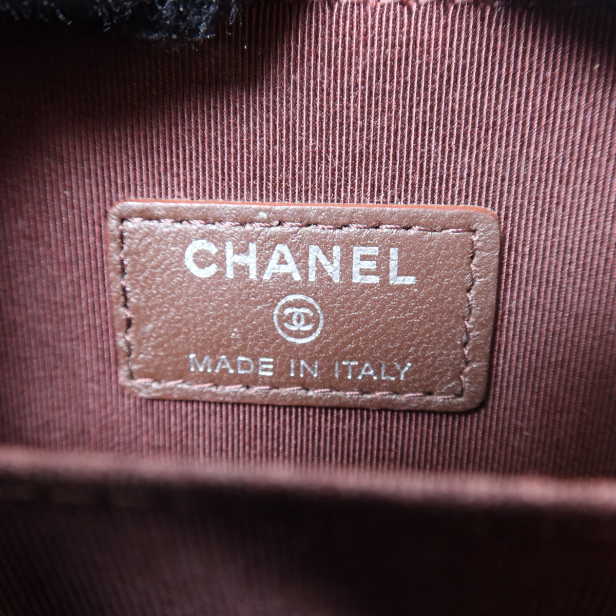 Chanel CC Phone Bag · Calfskin · Chain Strap