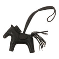 Hermès Rodeo PM · Noir · Lambskin Charm