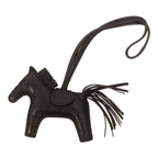 Hermès Rodeo PM · Noir · Lambskin Charm