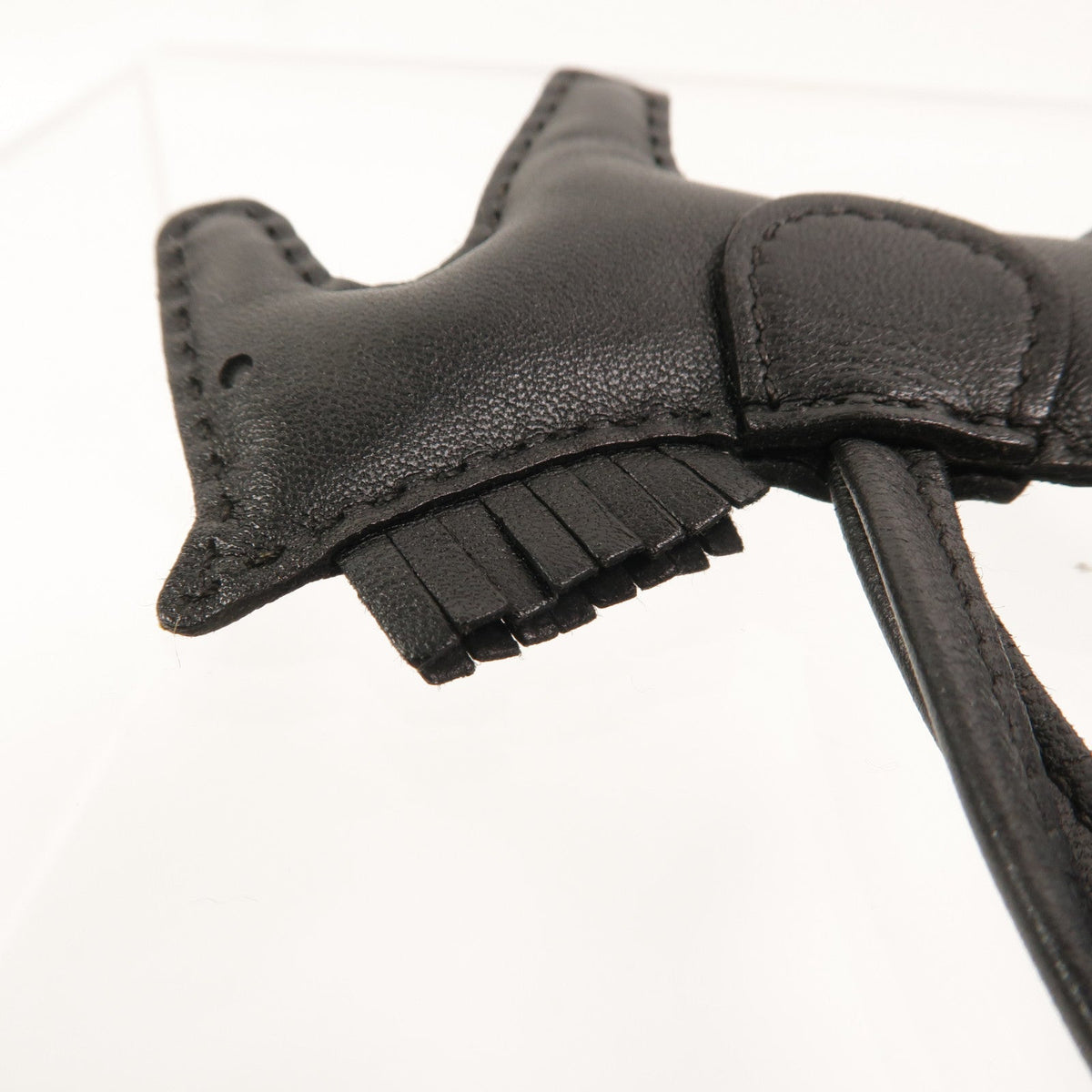 Hermès Rodeo PM · Noir · Lambskin Charm