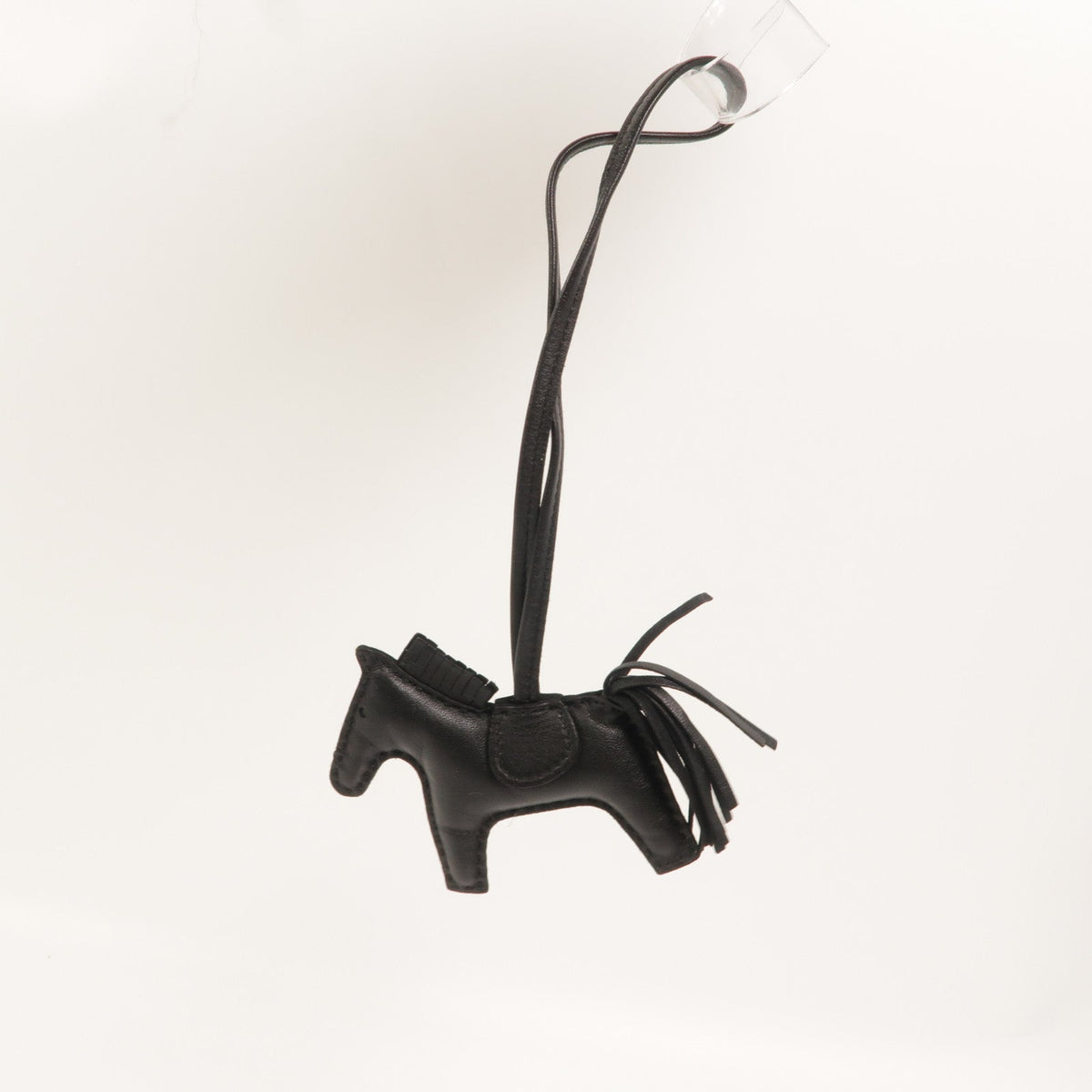 Hermès Rodeo PM · Noir · Lambskin Charm
