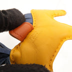 Hermès Rodeo PM · Jaune d'Or Agate · Lambskin