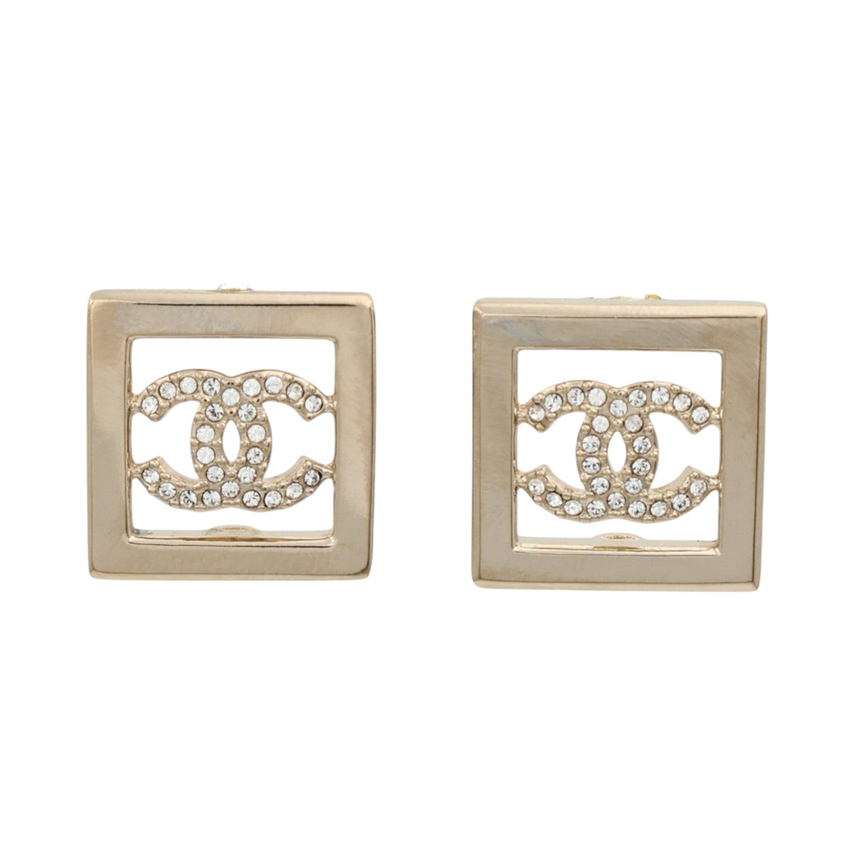 CHANEL CC Earrings · Metal