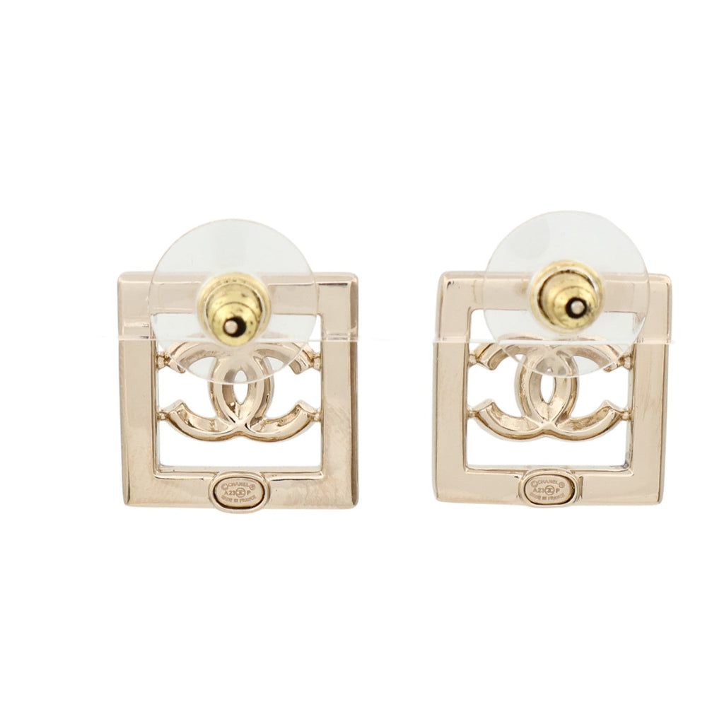 CHANEL CC Earrings · Metal