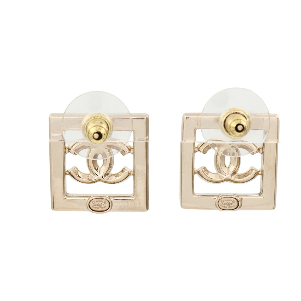 CHANEL CC Earrings · Metal