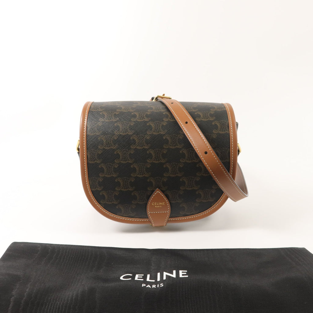 Celine Folco · Coated Canvas Shoulder Bag