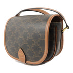 Celine Folco · Coated Canvas Shoulder Bag