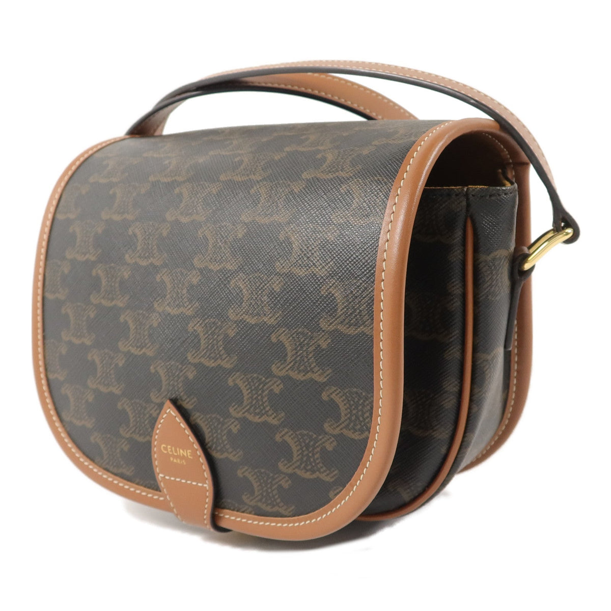 Celine Folco · Coated Canvas Shoulder Bag