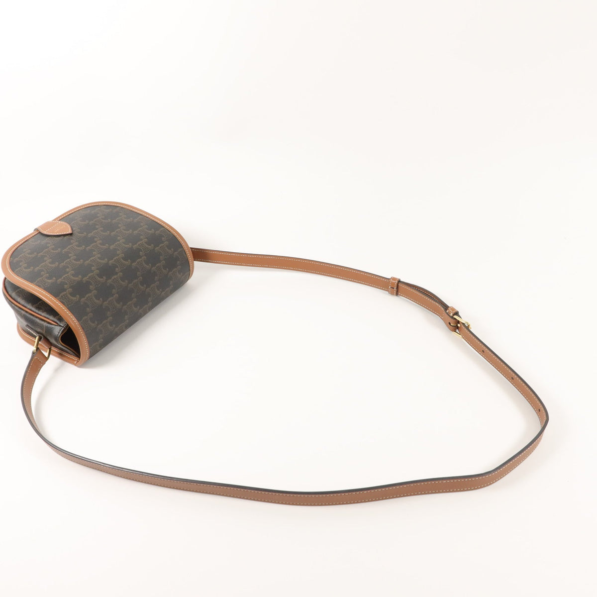Celine Folco · Coated Canvas Shoulder Bag