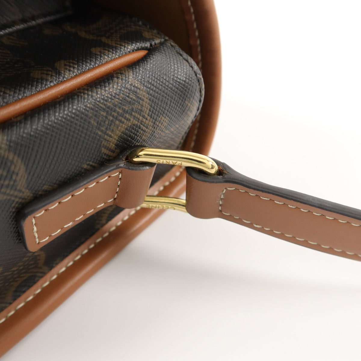 Celine Folco · Coated Canvas Shoulder Bag