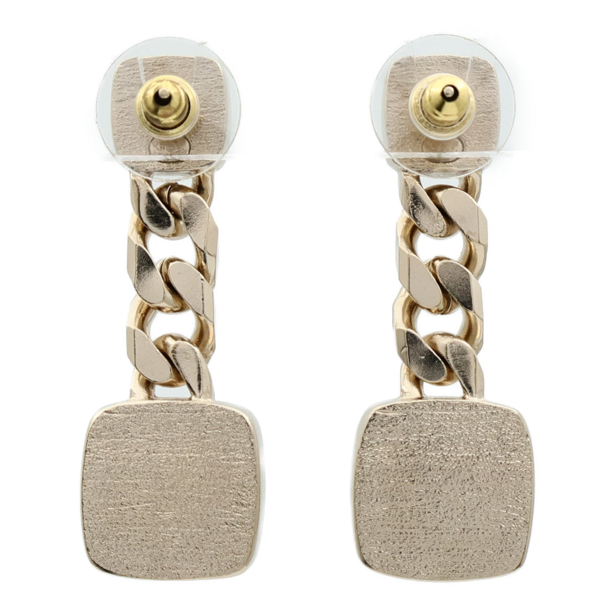 CHANEL CC Earrings · Tortoise & Gold