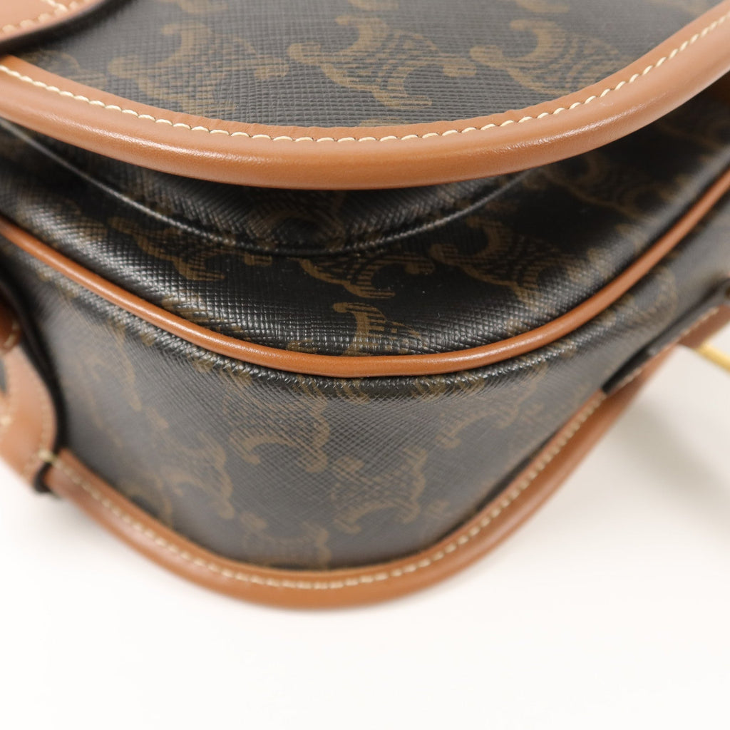 Celine Folco · Coated Canvas Shoulder Bag