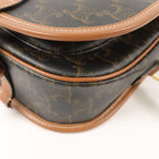 Celine Folco · Coated Canvas Shoulder Bag